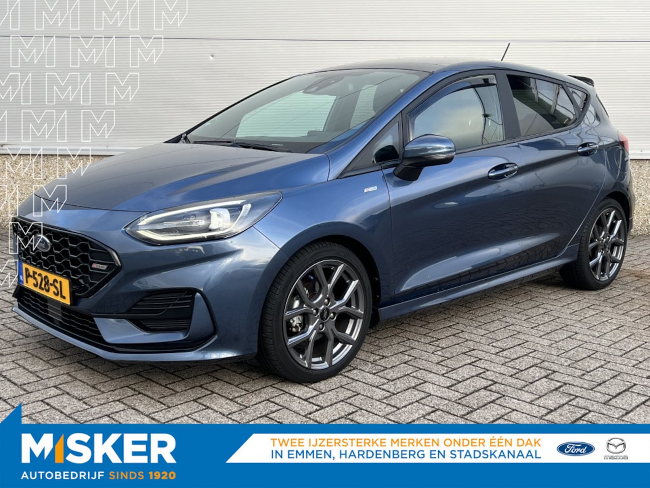 Ford Fiesta - 1.0 E.B.Hy. ST-Line.X adapt.cruise, panodak - AutoWereld.nl