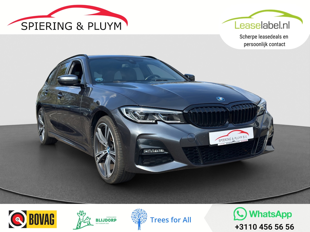 BMW 3-serie Touring - 320e High Executive M-Sport | Head-Up | 19'' | Shadow Line | Half leder | - AutoWereld.nl