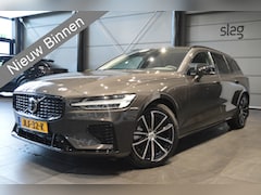 Volvo V60 - 2.0 T6 Plug-in hybrid AWD Plus Dark leer trekhaak 18 inch