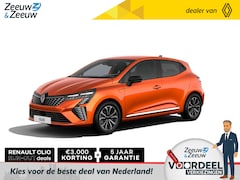 Renault Clio - E-Tech Full Hybrid 145 techno | NU met € 3000, - Zeeuw en Zeeuw RUN OUT korting | + 5 jaar