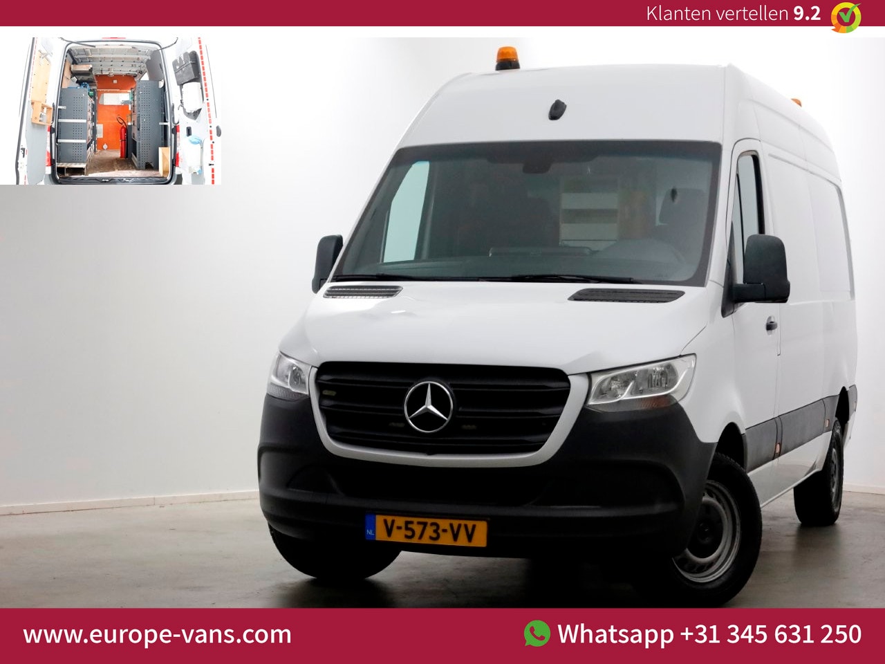 Mercedes-Benz Sprinter - 314 CDI 143pk 7G Automaat L2H2 Servicewagen/230V/Camera Trekhaak 2800kg 02-2019 - AutoWereld.nl