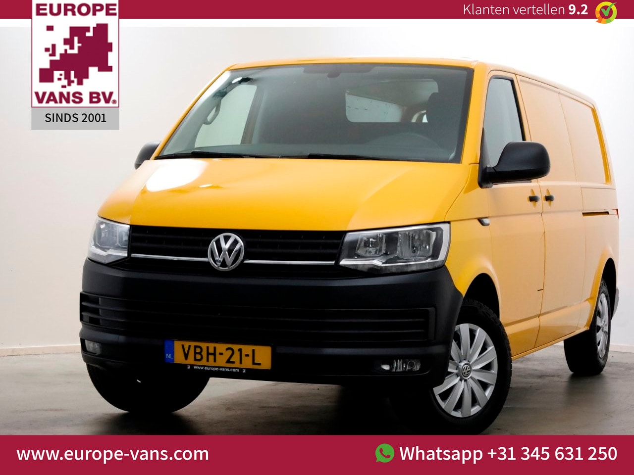 Volkswagen Transporter - T6 2.0 TDI 150pk Lang 2x Schuifdeur/Airco/Camera 07-2019 - AutoWereld.nl