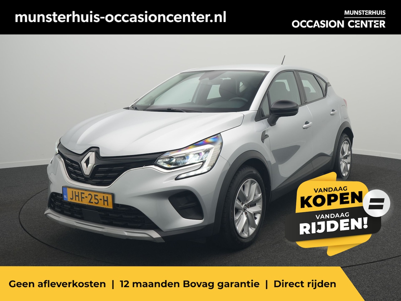 Renault Captur - 1.6 E-Tech Plug-in Hybrid 160 Zen - RIJKLAARPRIJS - Cruise Control - DAB - Stoelverwarming - AutoWereld.nl