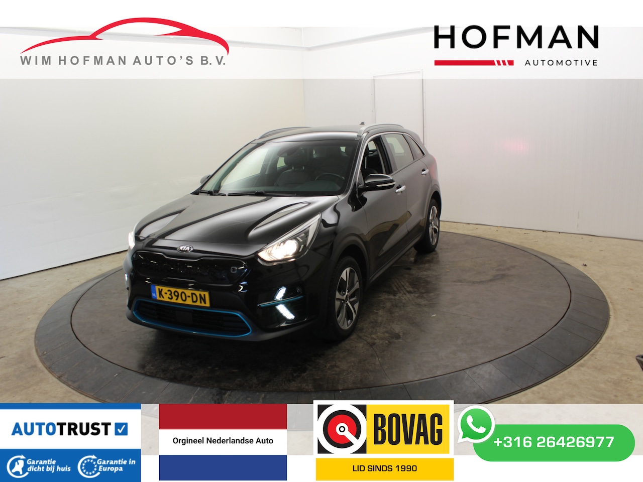 Kia e-Niro - DynamicLine 64 kWh 100% SOH Cam Navi Keyless Entry 3-Fase - AutoWereld.nl