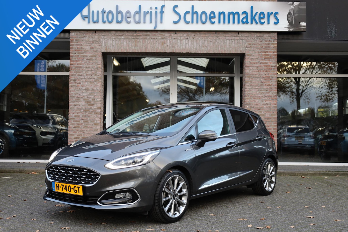 Ford Fiesta - 1.0 EcoBoost Vignale LEER PANO CARPLAY B&O STOEL/STUUR/RUITVERW. CAMERA ACC CLIMA NAVI DAB - AutoWereld.nl