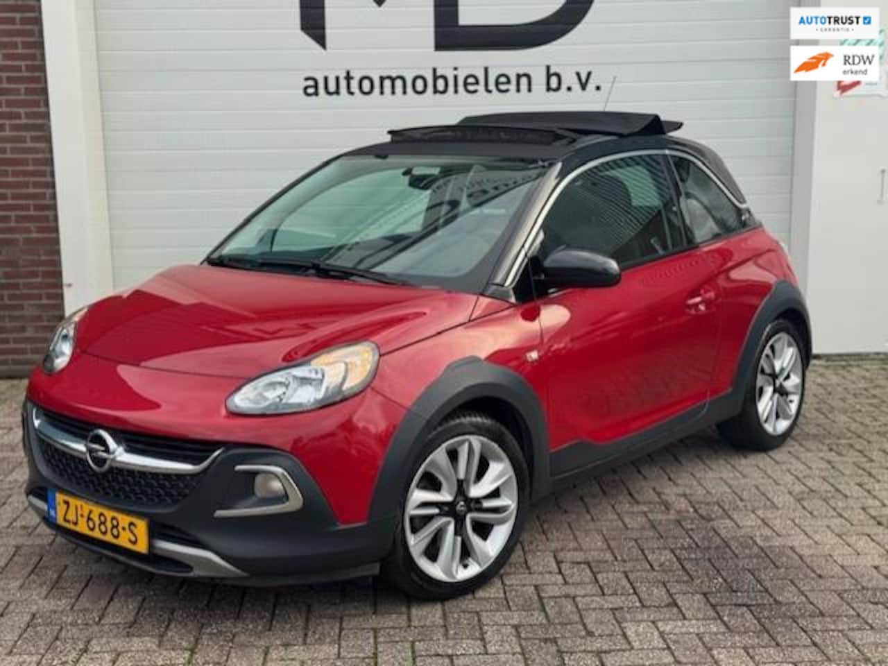 Opel ADAM - 1.0 Turbo Rocks Cabrio - PDC-Cruise - Sportstoelen - AutoWereld.nl