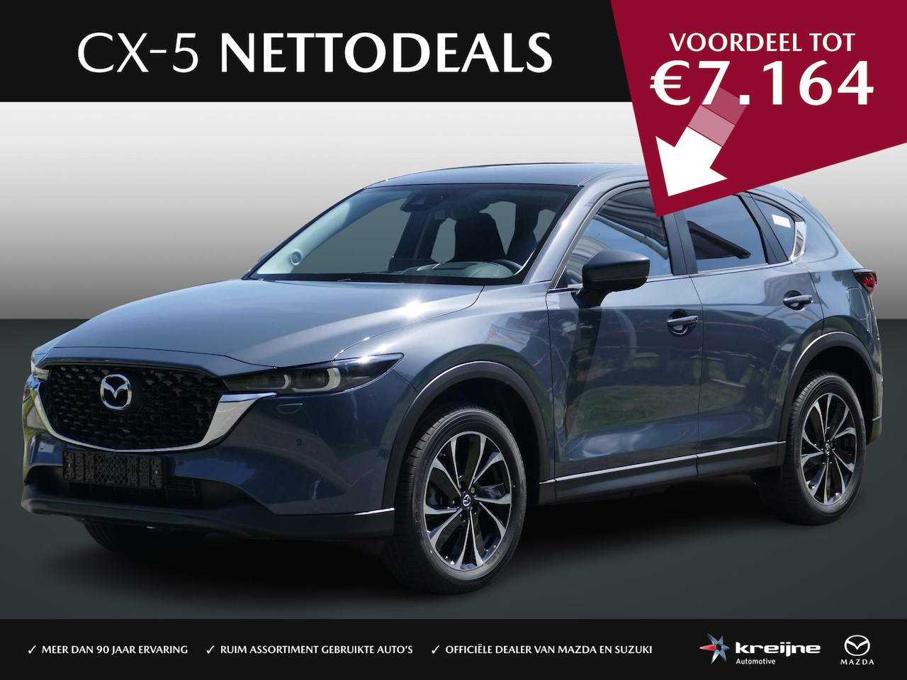 Mazda CX-5 - 2.0 e-SkyActiv-G M Hybrid 165 Advantage | NETTO DEALS | TOT €7.164,- Voordeel | RIJKLAAPRI - AutoWereld.nl
