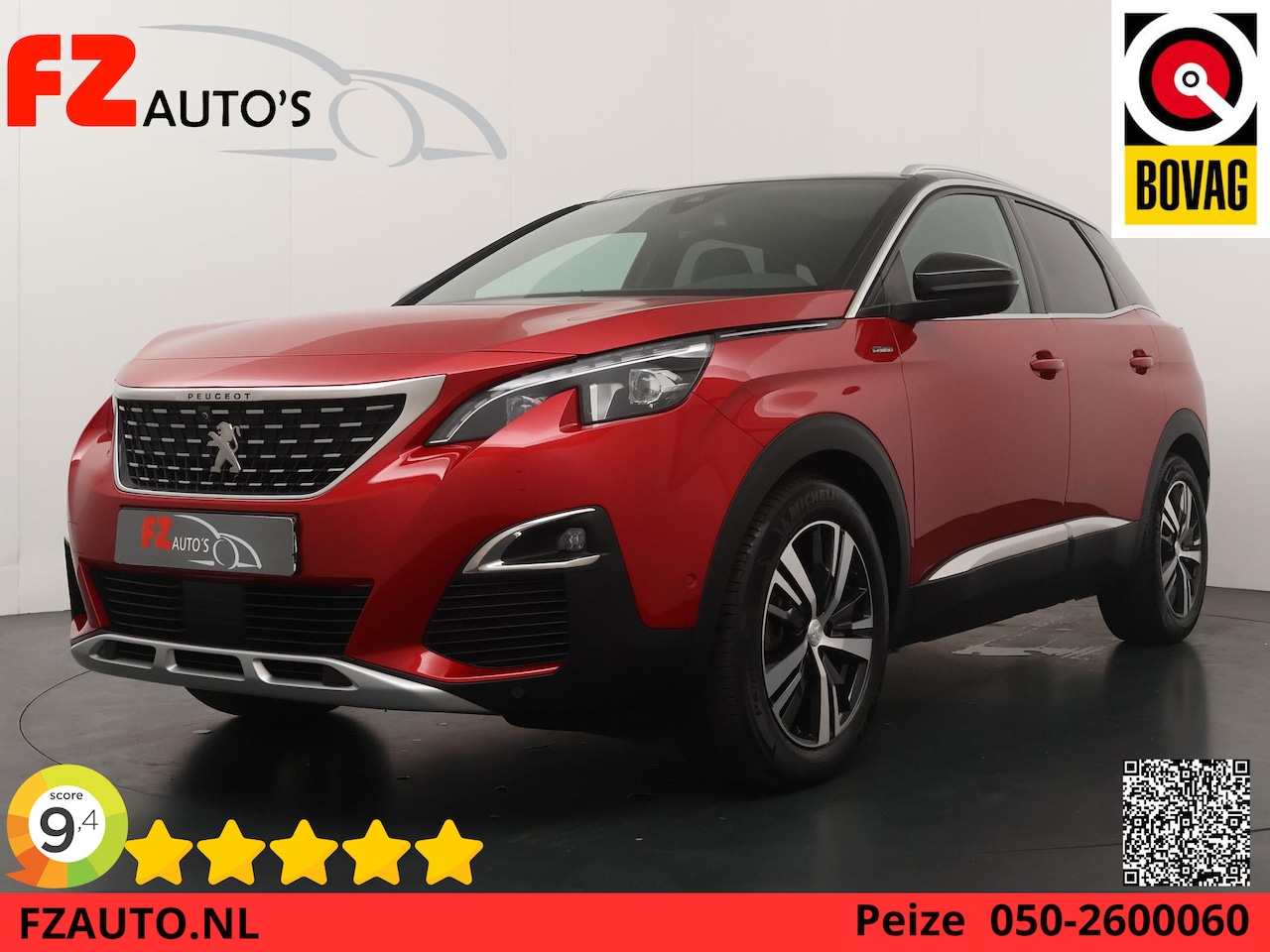 Peugeot 3008 - 1.6 e-THP GT Line Automaat - Schuifdak - Navigatie - Trekhaak - LED koplampen - AutoWereld.nl