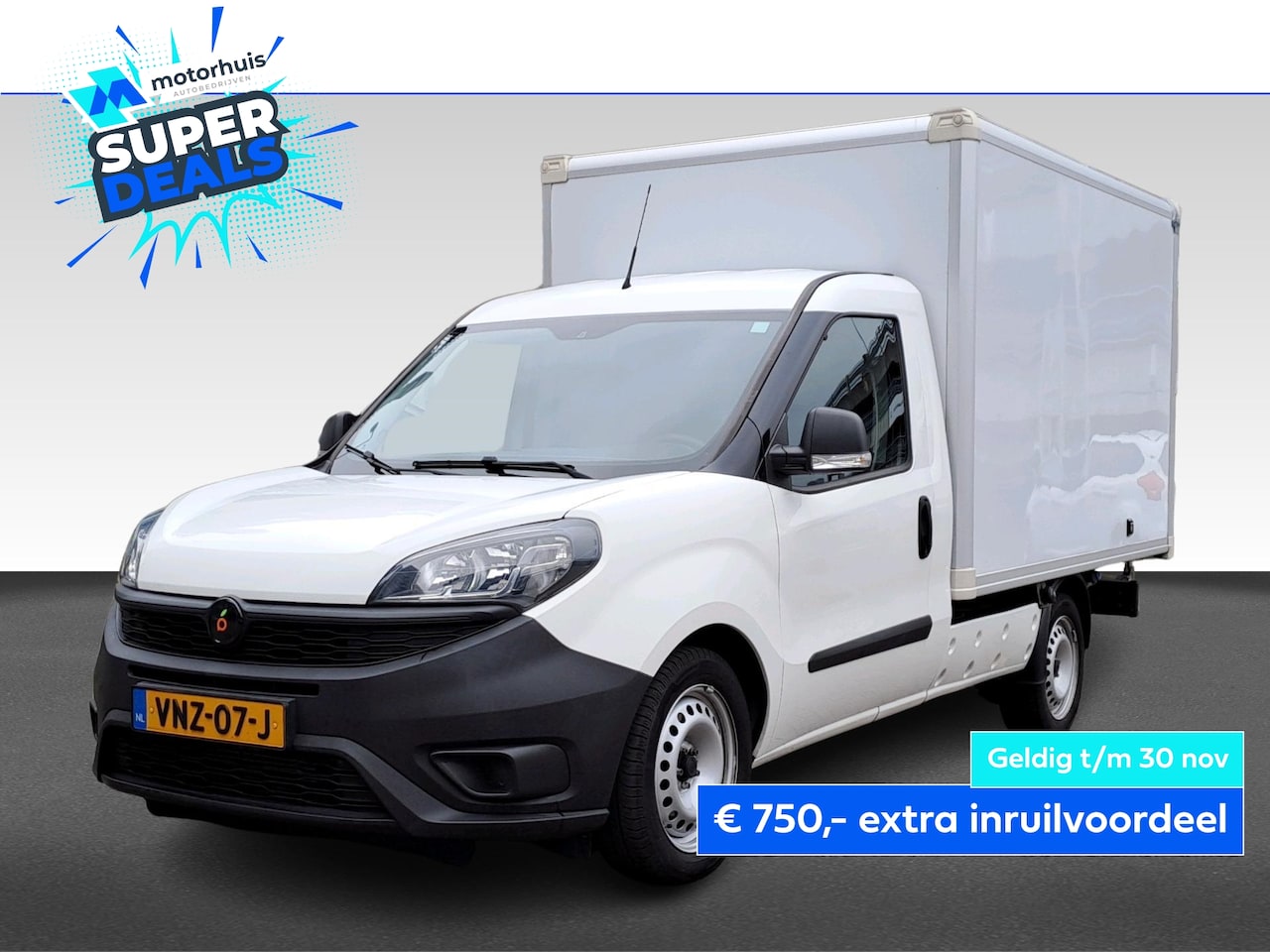 Fiat Doblò - 1.6 MULTIJET 120PK L2 WORK-UP MEUBELBAK AIRCO CRUISE TEL NAP - AutoWereld.nl