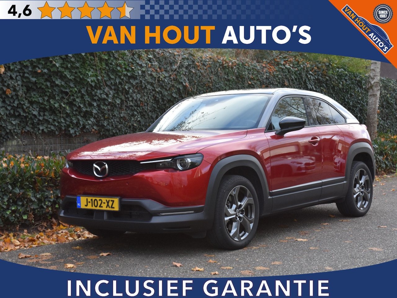 Mazda MX-30 - e-SkyActiv 145 First Edition 36 kWh | SOH 94,63% | CARPLAY | CAMERA | NAVI | HALF LEDER - AutoWereld.nl