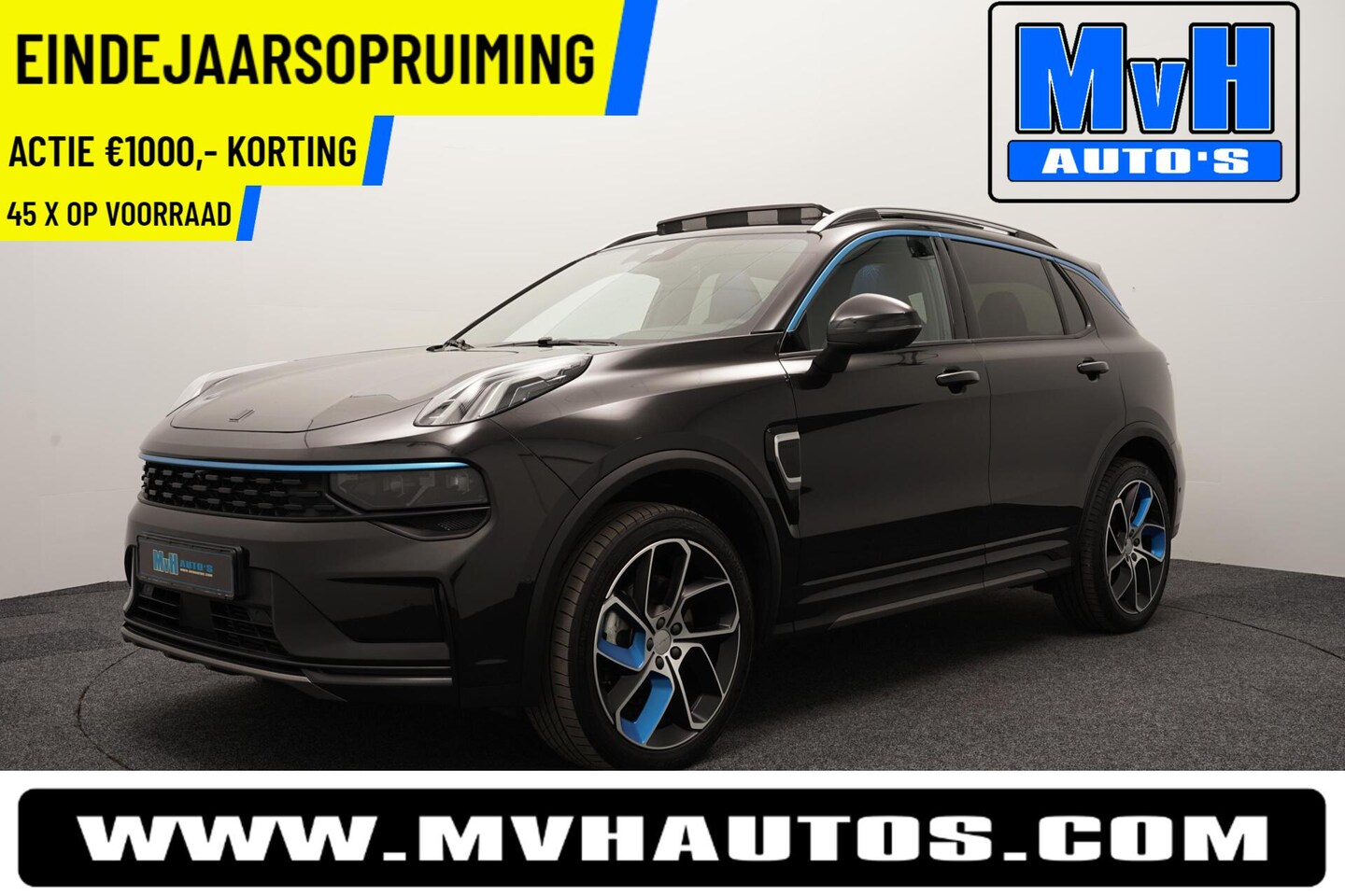 Lynk & Co 01 - 1.5 Plug-in Hybride|ZWARTE.HEMEL|360ºCAM|PANO|NAP - AutoWereld.nl