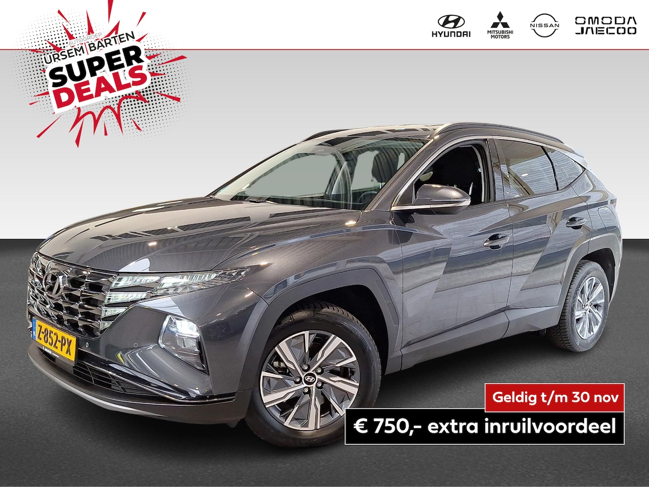 Hyundai Tucson - 1.6 T-GDI HEV Comfort Afneembare Trekhaak | 1650kg Trekvermogen - AutoWereld.nl