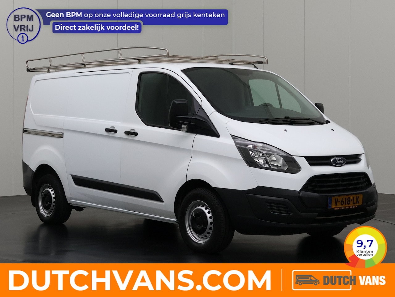Ford Transit Custom - 2.0TDCI Business Imperiaal | Trekhaak | Airco | Cruise | 3-Persoons | Betimmering - AutoWereld.nl