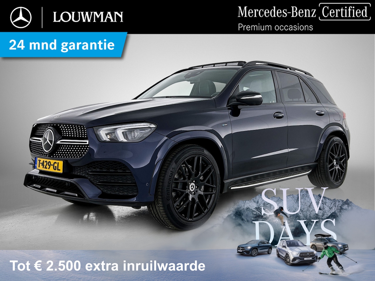 Mercedes-Benz GLE-Klasse - 350 e 4MATIC Premium Plus Panoramadak\ 22 inch Lichtmetalen velgen | Navigatie | Parking s - AutoWereld.nl