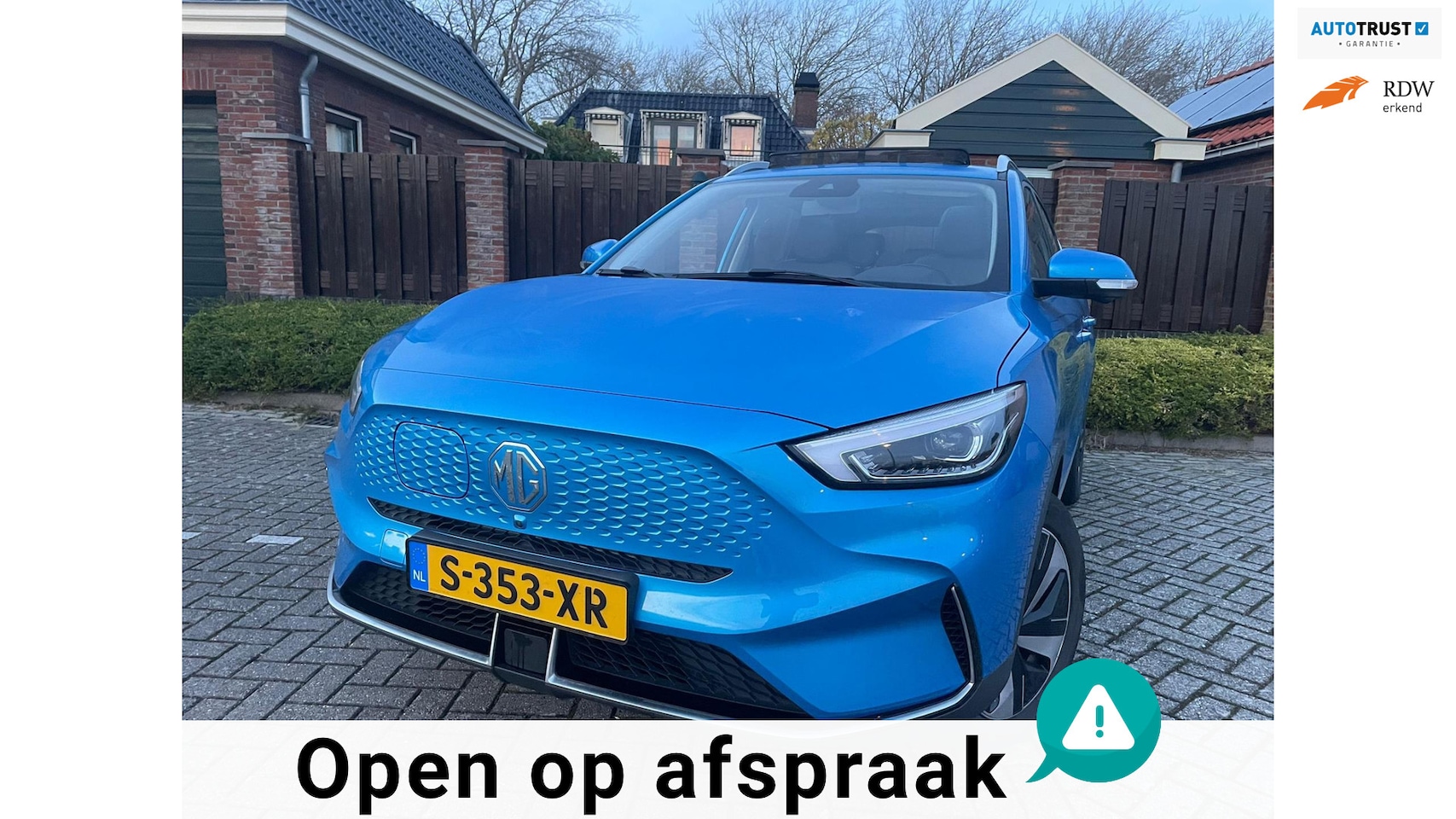 MG ZS - EV Standard Range Luxury 50 kWh NAVI PANO DAK PDC - AutoWereld.nl
