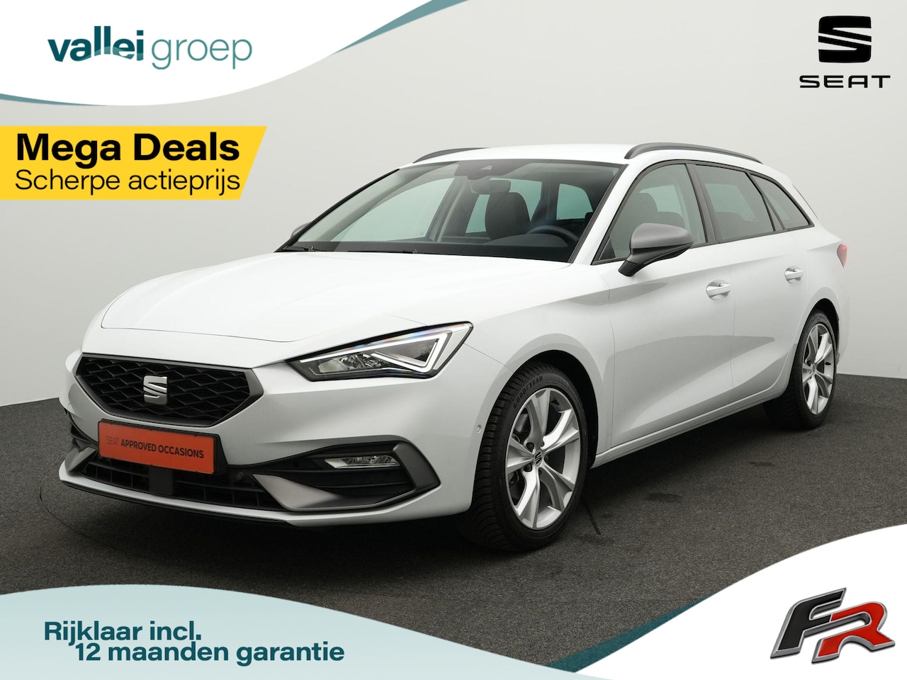 SEAT Leon Sportstourer - 1.5 eTSI 150 pk DSG FR Business Intense | Stuur-/stoelverwarming | Achteruitrijcamera | Na - AutoWereld.nl