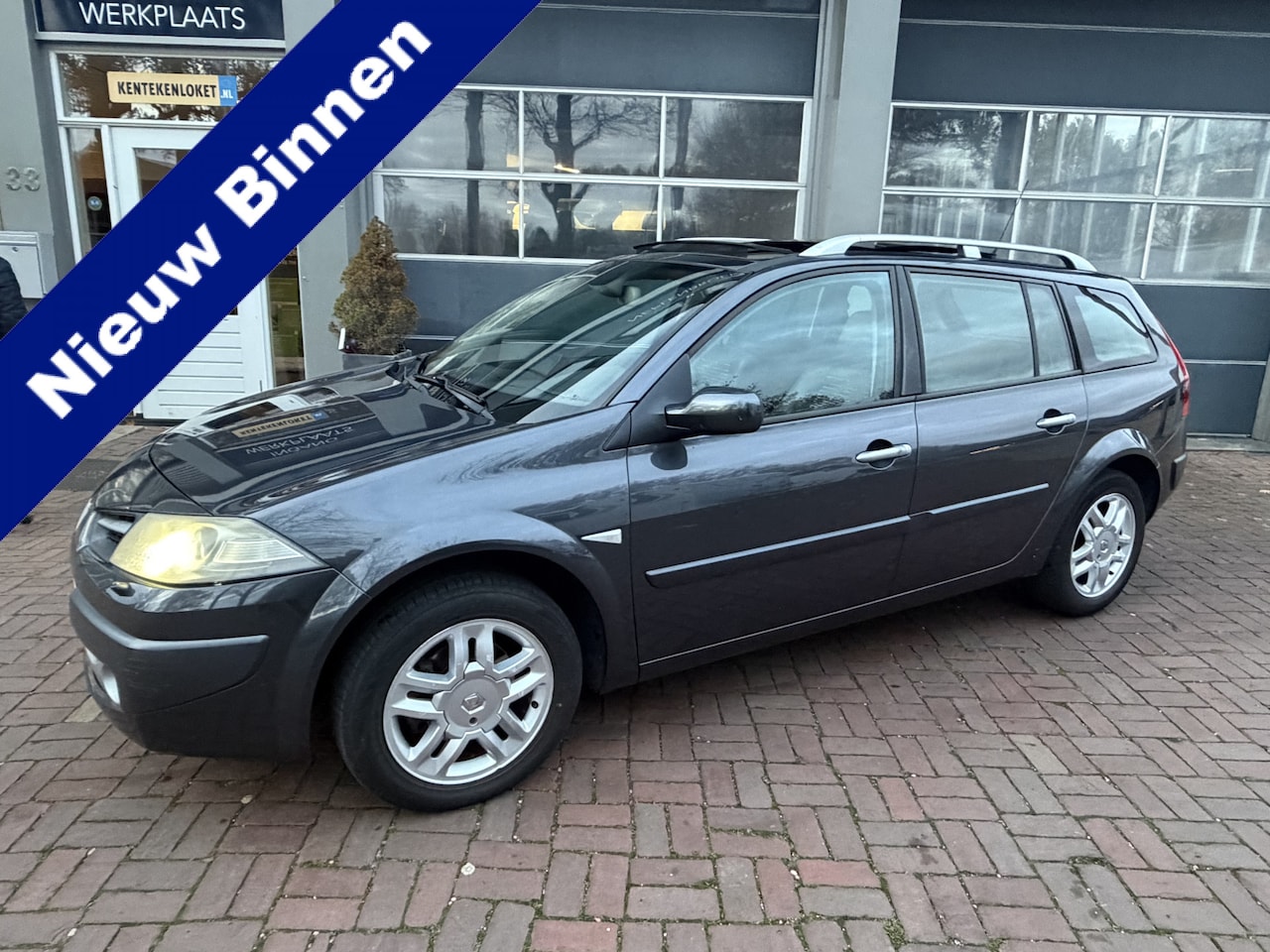 Renault Mégane Grand Tour - 1.5 dCi Tech Line Bj 2008 Panodak,Schuifdak,trekhaak,Clima Apk 06-2026 - AutoWereld.nl