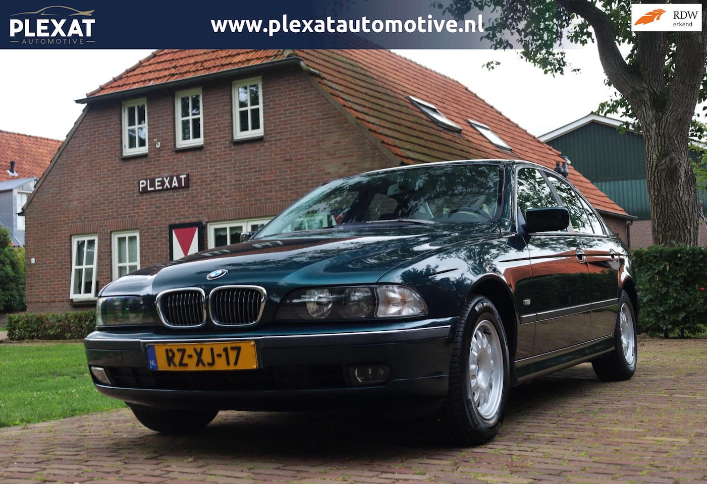 BMW 5-serie - 520i Executive | Orig. NL | Nette Staat | Groen Metallic | 230.000KM | Trekhaak | 6-Cillin - AutoWereld.nl