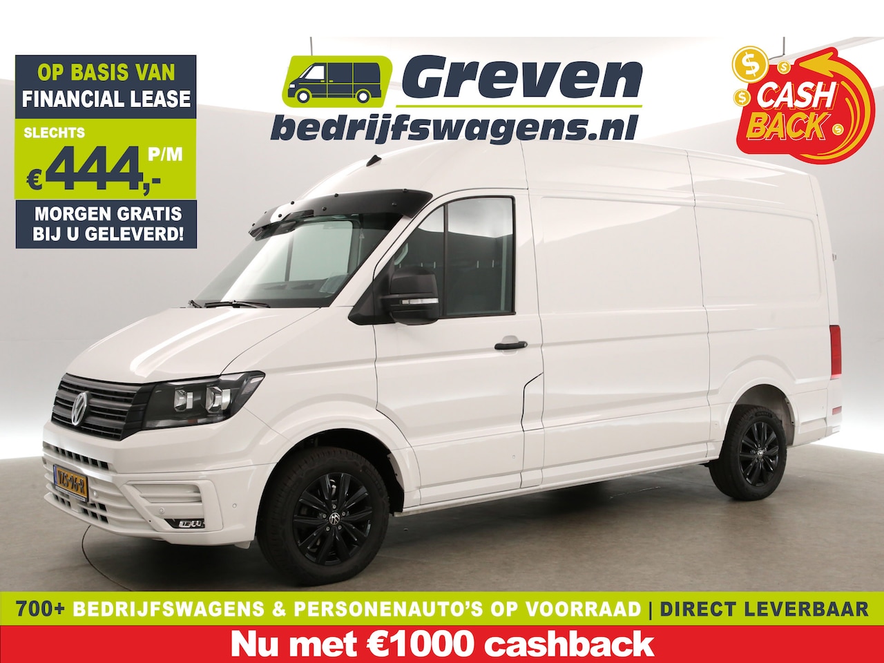 Volkswagen Crafter - 30 2.0 TDI L3H3 | BPM VRIJ | Airco | Carplay | Cruise | 3-Zits | Parkeersens. | 17"LMV | Z - AutoWereld.nl