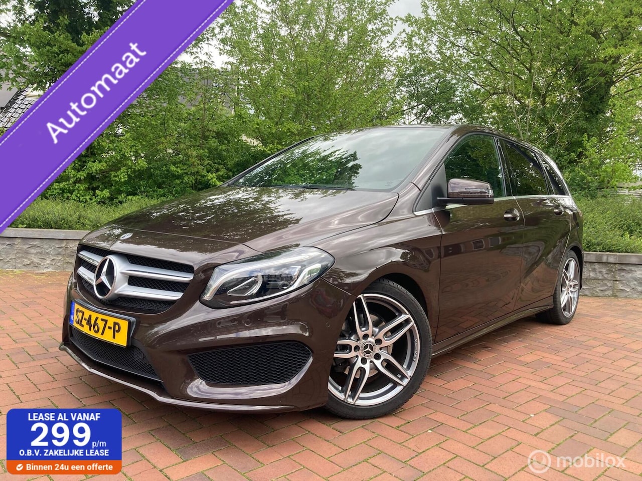 Mercedes-Benz B-klasse - 180Business AMG/AUTOMAAT/TREKHAAK/CAMERA - AutoWereld.nl