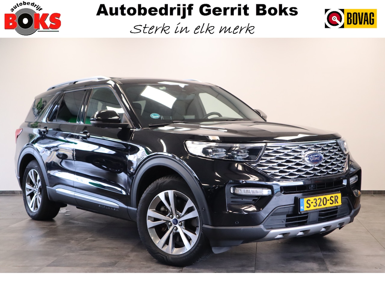 Ford Explorer - 3.0 V6 EcoBoost PHEV Platinum Panoramadak Navigatie 7-Persoons - AutoWereld.nl
