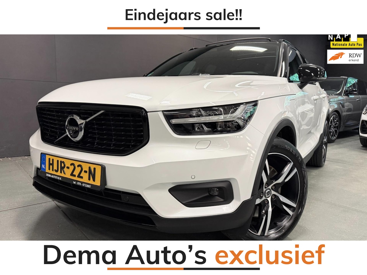 Volvo XC40 - 1.5 T5 Recharge R-Design 264PK PANO/NAVI/DAB/H-KARDON/STOEL-M/ECC/PDC/CRUISE/// - AutoWereld.nl