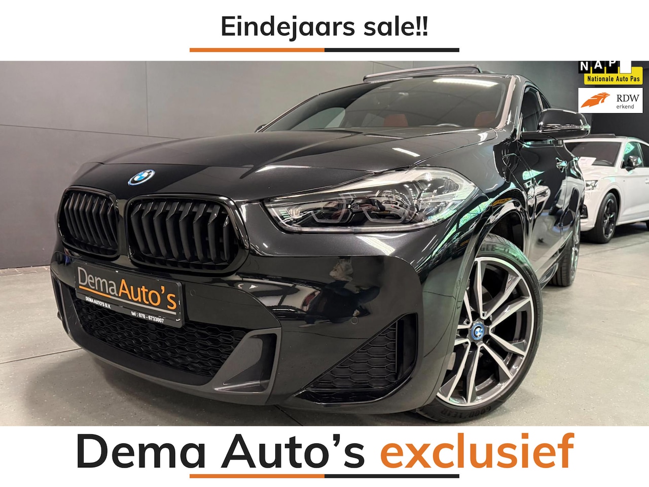 BMW X2 - XDrive25e M-SPORT 220PK PANO/LEDER/H-KARDON/NAVI/LED/DAB/CARPLAY/// - AutoWereld.nl