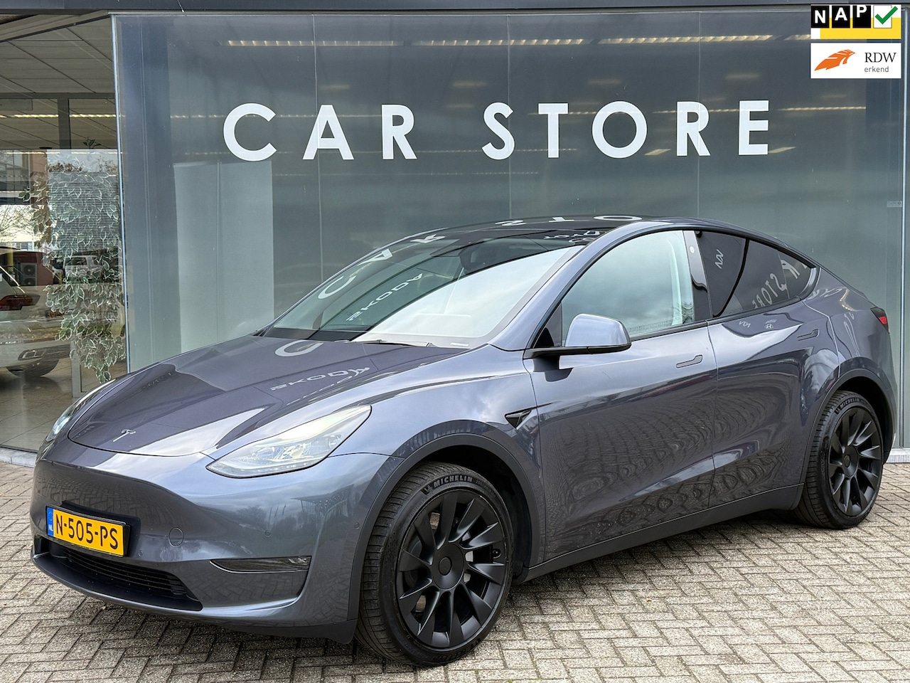 Tesla Model Y - Long Range AWD 75 kWh 92% SOH Dual Motor Autopilot - AutoWereld.nl