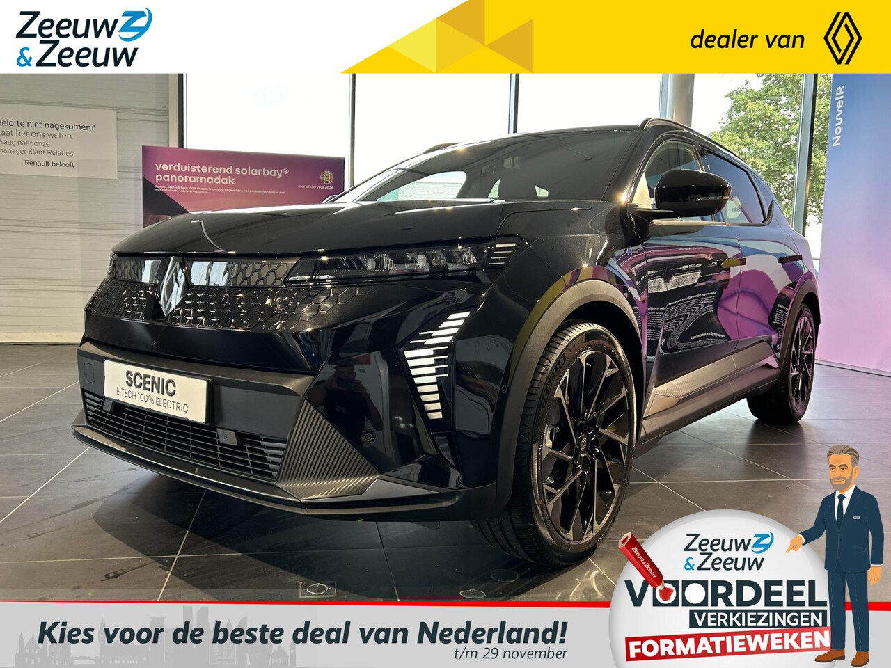 Renault Scenic E-Tech - EV87 long range esprit Alpine | Zwart metaallak = geen meerprijs | Nu leverbaar met €2.000 - AutoWereld.nl