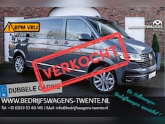 Volkswagen Transporter Caravelle - T6.1 2.0 TDI 150 PK DSG L2H1 DUB/CAB A-Deuren ACC | LED | Digital Cockpit | Leder | Apple