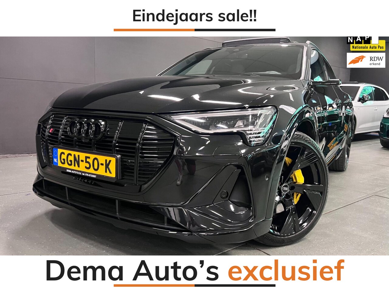 Audi e-tron Sportback - 55 quattro S-LINE EDITION BLACK-LINE RS-LEDER 130DEURO NW PRIJS - AutoWereld.nl