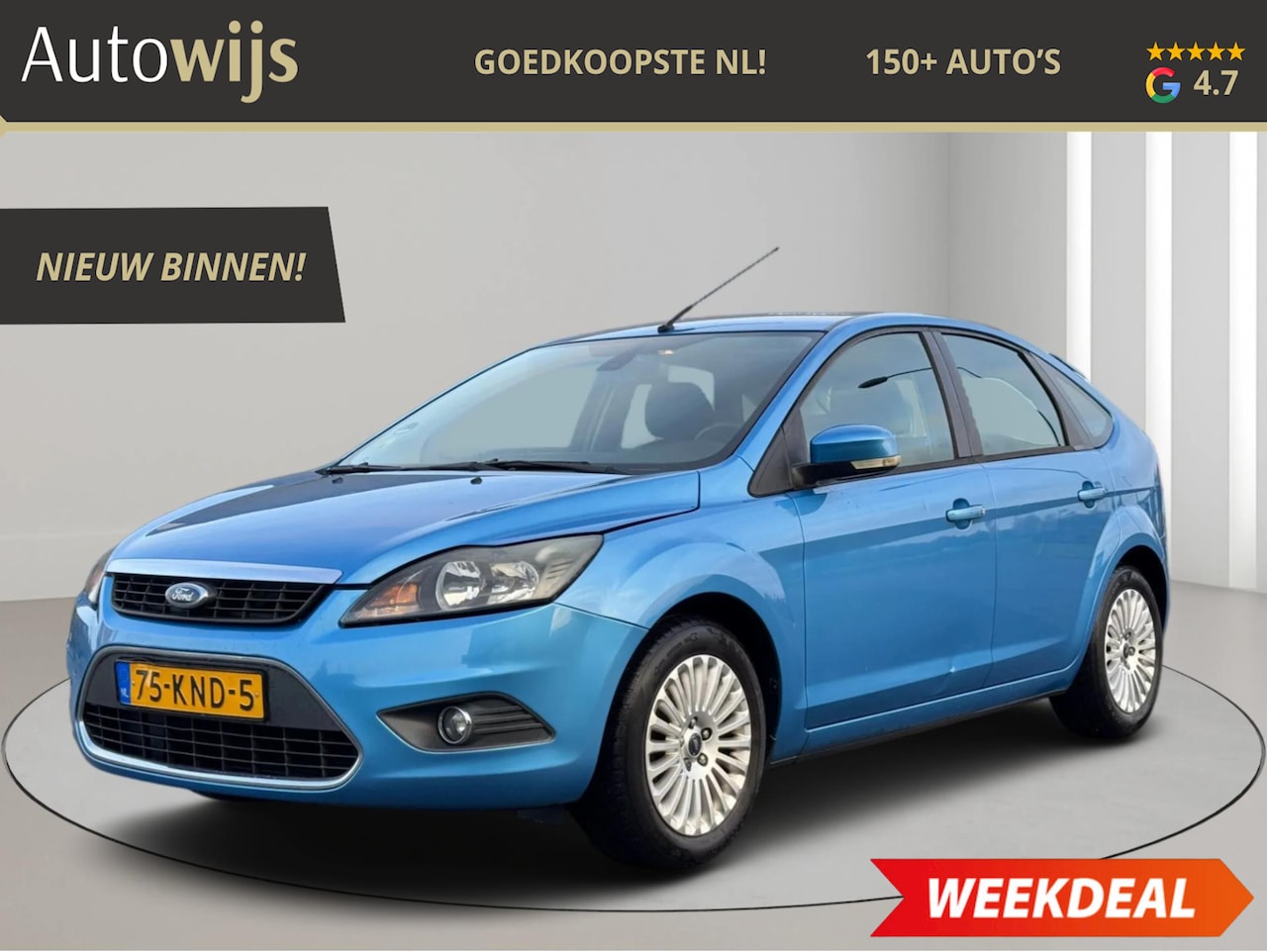 Ford Focus - 1.8 Limited|NAVI|TREKHAAK|NL AUTO|CLIMA|CRUISE|GOED ONDERHOUDEN - AutoWereld.nl