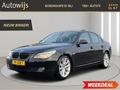 BMW 5-serie - 523i Business Line Edition II|190PK|NL AUTO|XENON|PANO|NAVI|ELEKSTOEL|CRUISE|GOED ONDERHOU