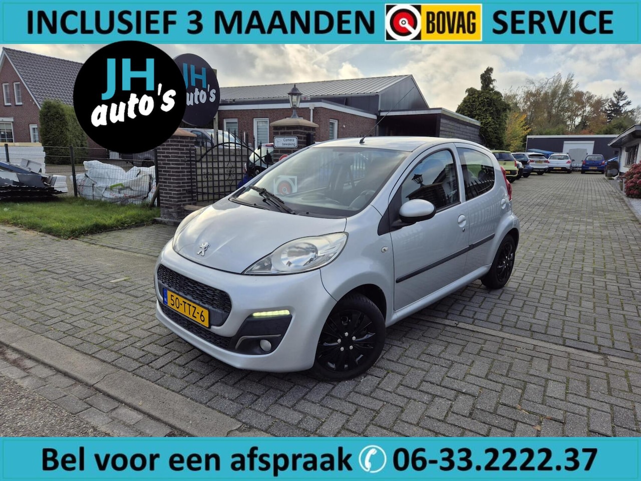 Peugeot 107 - 1.0 Active 5-DRS|LED|AIRCO|ELECKTR-PAKKET - AutoWereld.nl