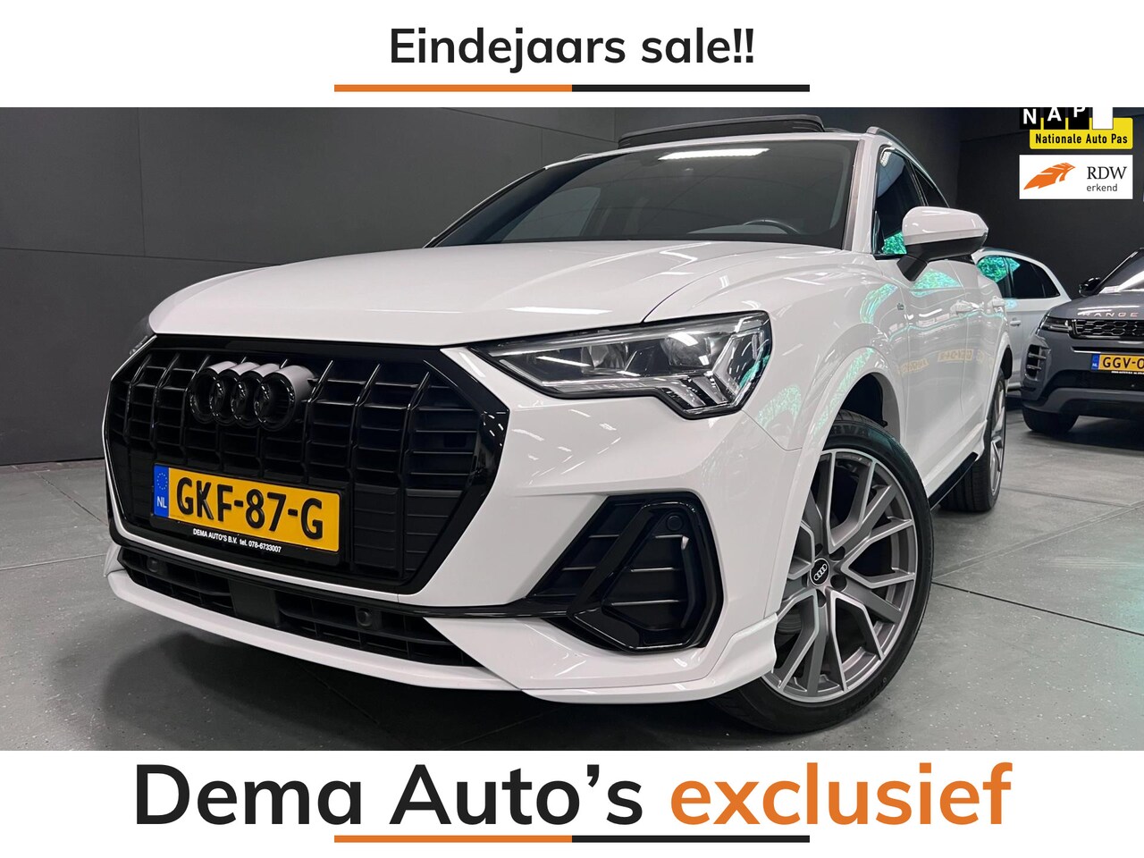 Audi Q3 - 35 TFSI S 3X S-LINE BLACK-LINE PANO/NAVI/LED/DAB/CARPLAY - AutoWereld.nl