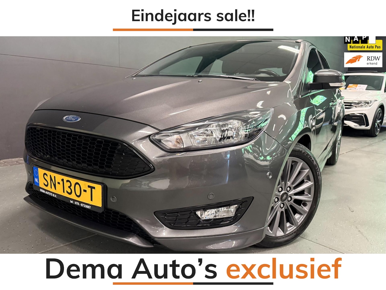 Ford Focus - 1.0 ST-Line NAVI/CARPLAY/CRUISE/ECC/PDC/// - AutoWereld.nl
