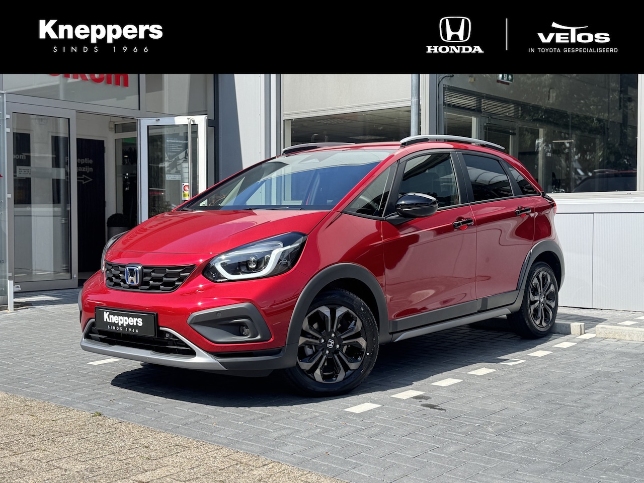 Honda Jazz - 1.5 e:HEV Advance Crosstar DIRECT LEVERBAAR Navigatie, Parkeersensoren V+A, Apple/Android - AutoWereld.nl