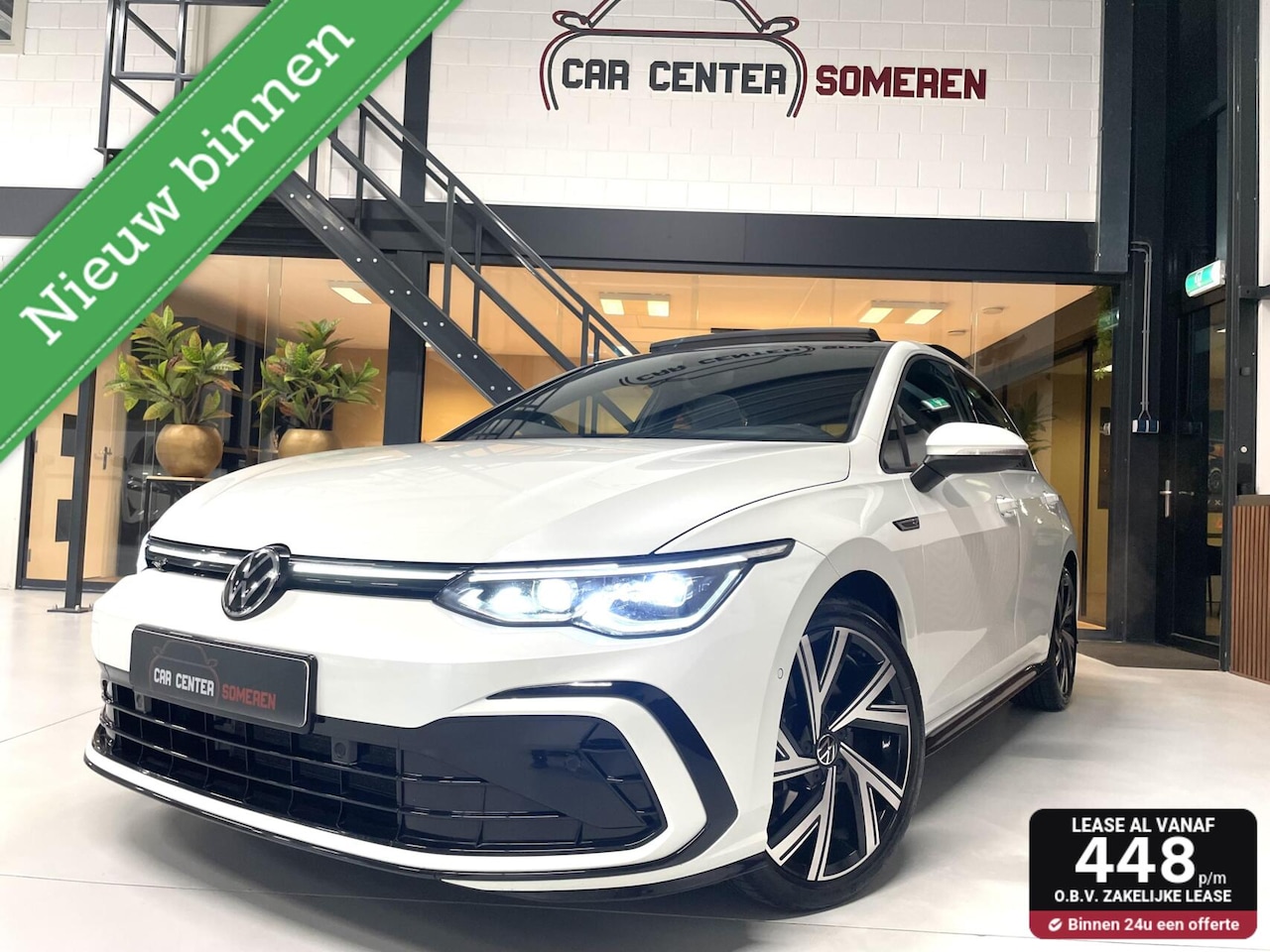 Volkswagen Golf - 8 1.5 eTSI R-Line/ Cam/ HuD/ IQ LED/ Pano/ Harman/Kardon - AutoWereld.nl