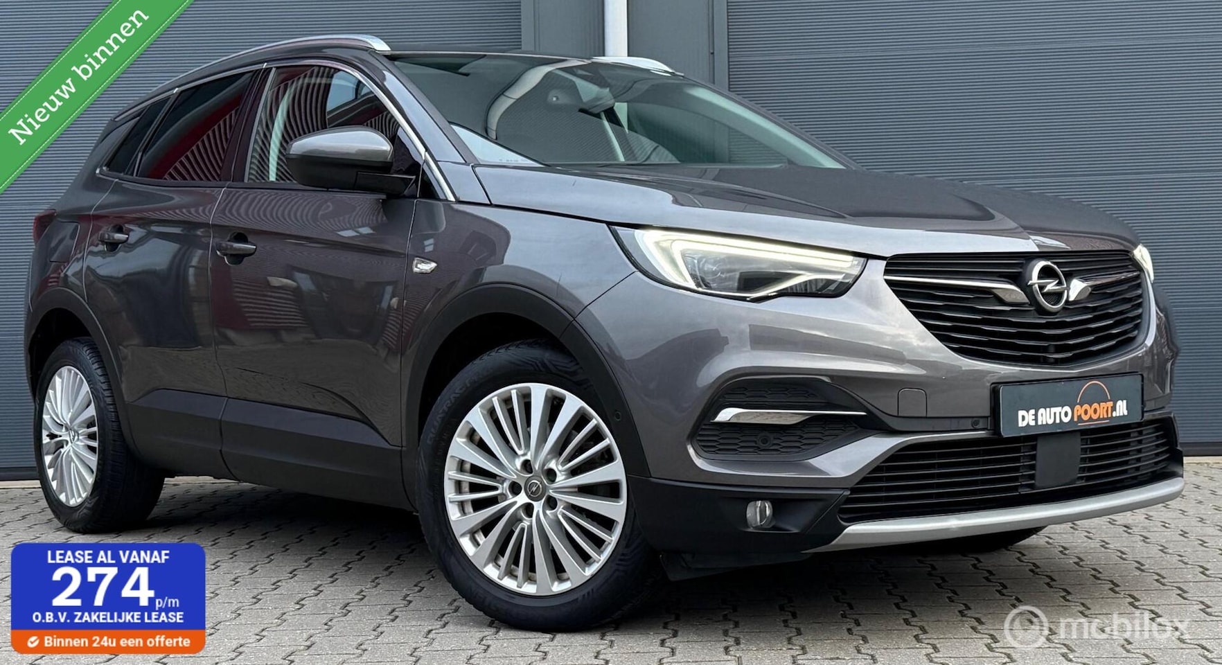 Opel Grandland X - 1.2 Turbo Innovation Automaat LED/Clima/Verwarming - AutoWereld.nl