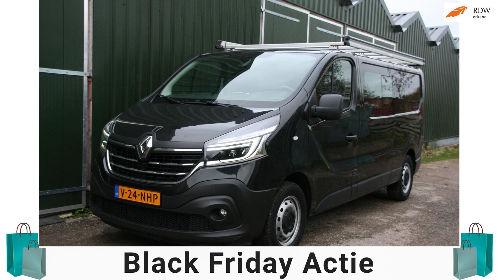 Renault Trafic - 2.0 dCi 170 T29 L2H1 DC Luxe 2.0 dCi 170 T29 L2H1 DC Luxe, 170 PK 6 PERSOON AIRCO NAVIGATIE - AutoWereld.nl