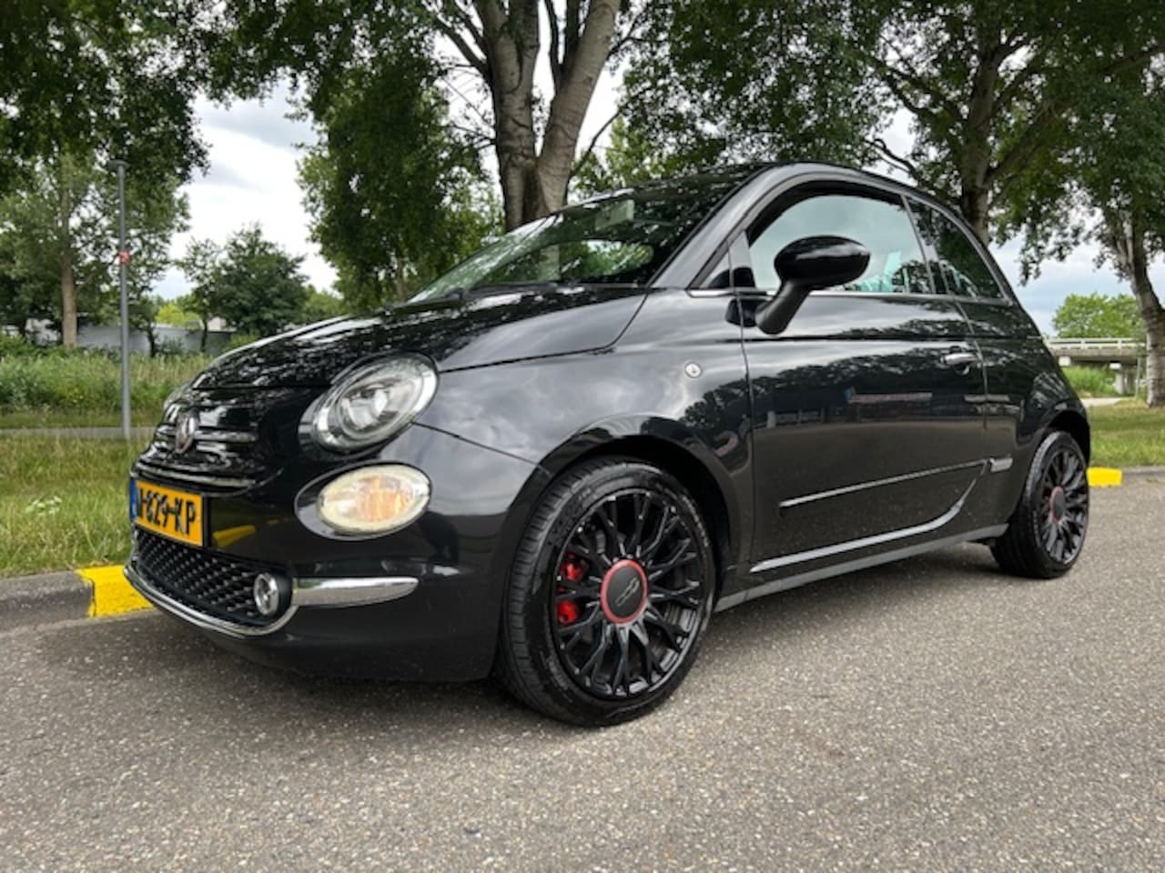 Fiat 500 - 0.9 TwinAir Lounge Airco Leer Bluetooth Automaat - AutoWereld.nl