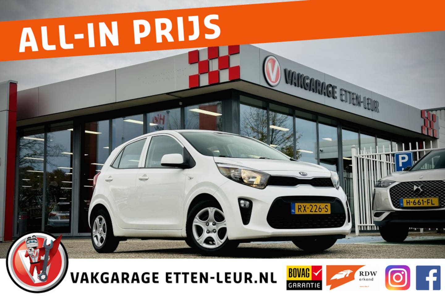Kia Picanto - 1.0 CVVT Eco Plus Line | AIRCO | BLUETOOTH - AutoWereld.nl