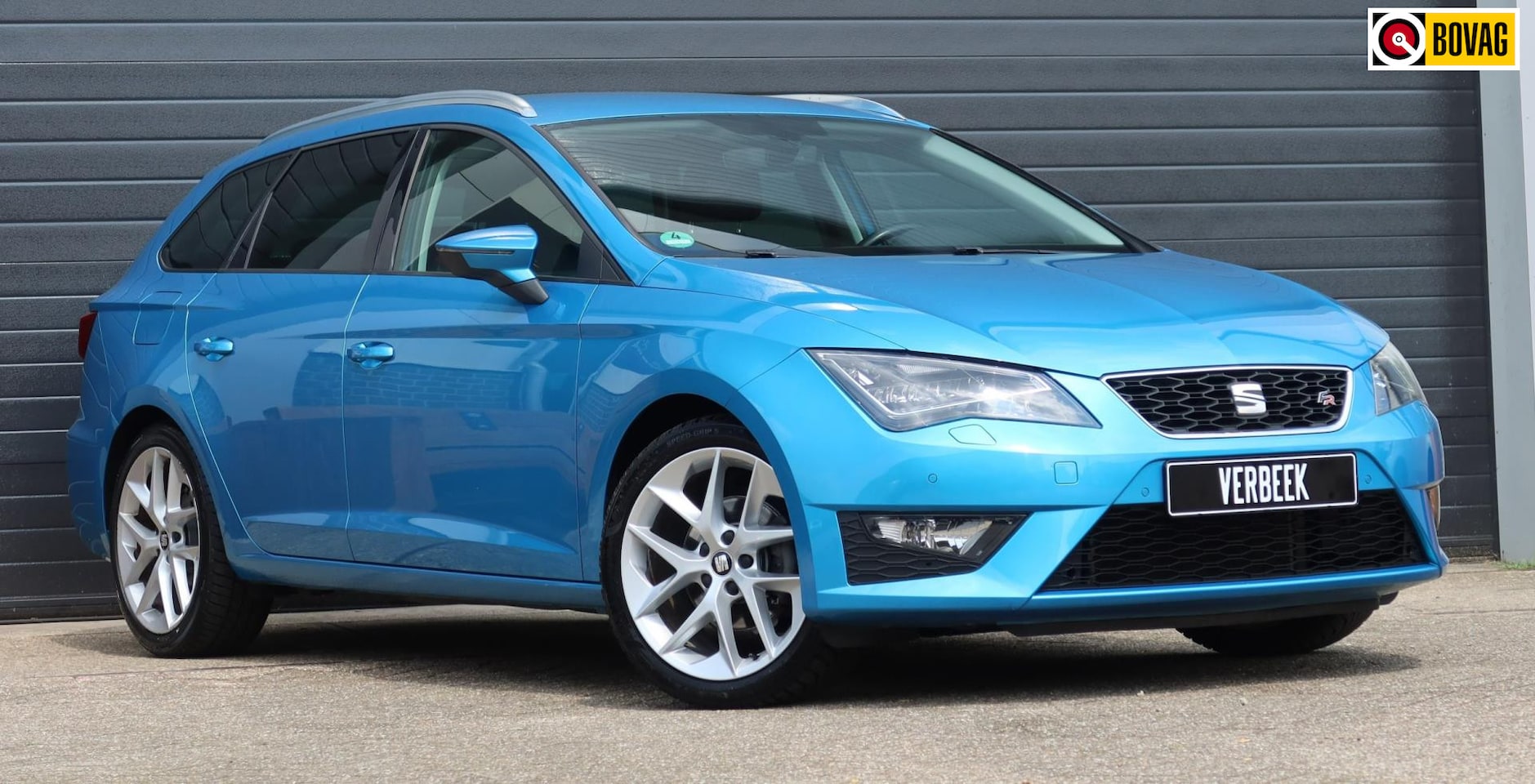 SEAT Leon ST - 1.4 EcoTSI FR Led/Clima/Navi/Leder/Camera - AutoWereld.nl