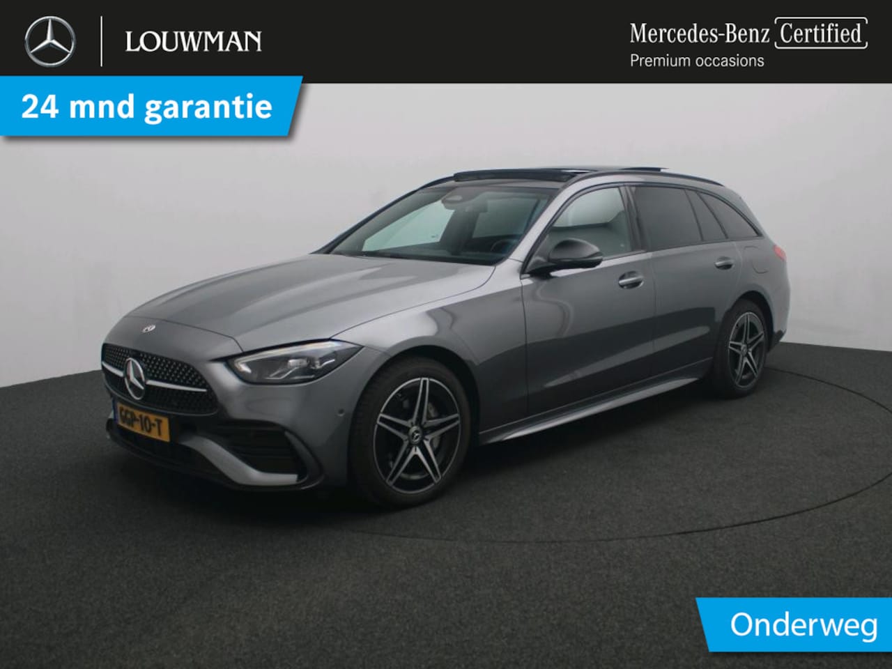 Mercedes-Benz C-klasse Estate - 300 e AMG Plug-In Hybride AMG Line | Night Pakket | Panorama Schuif-Kanteldak | Alarm Klas - AutoWereld.nl