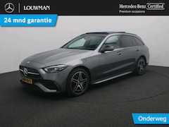 Mercedes-Benz C-klasse Estate - 300 e AMG Plug-In Hybride AMG Line | Night Pakket | Panorama Schuif-Kanteldak | Alarm Klas