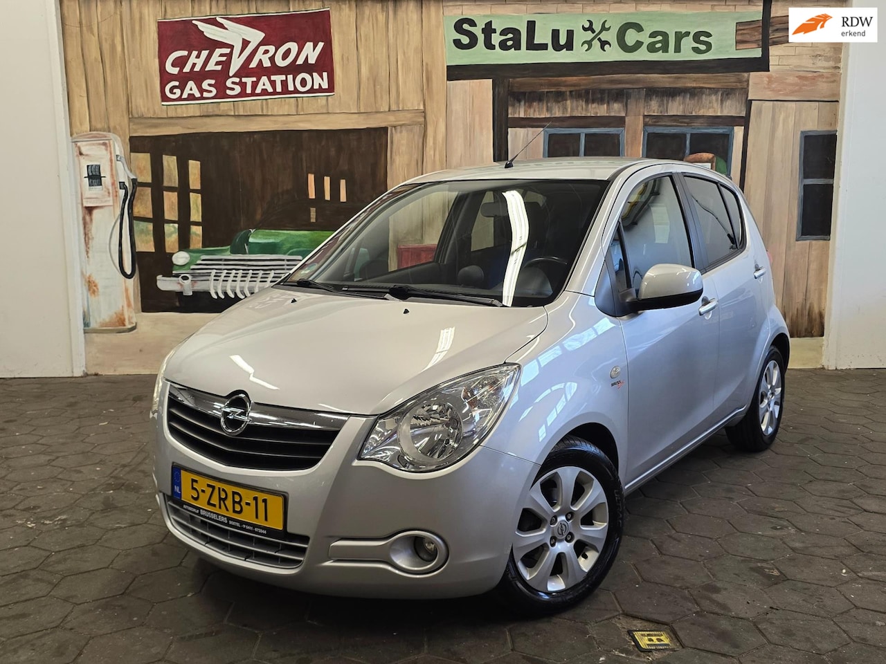Opel Agila - 1.2 Enjoy/AUTOMAAT/AIRCO/HOGE INSTAP/ - AutoWereld.nl