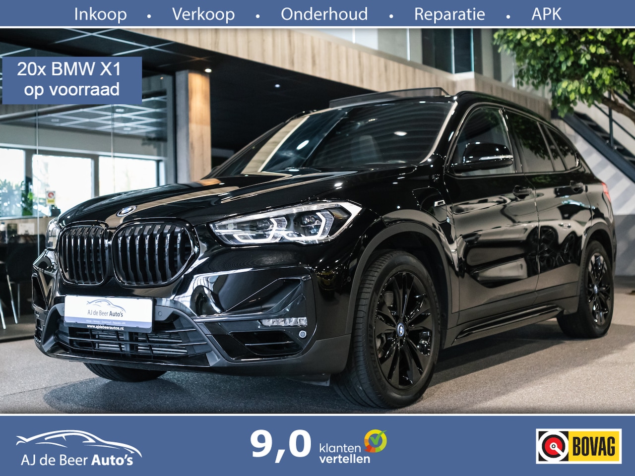 BMW X1 - xDrive25e High Executive Sportline | Black edition | Panorama | Trekhaak | Camera HUD | Ca - AutoWereld.nl