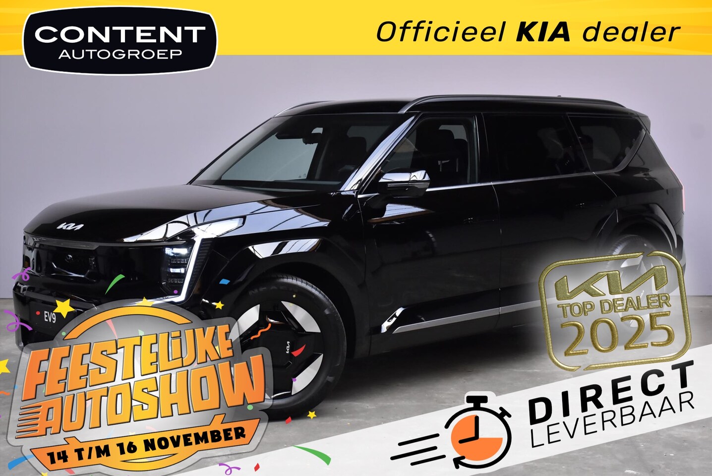 Kia EV9 - 99,8kWh 204pk RWD Plus NIEUW TE BESTELLEN - AutoWereld.nl