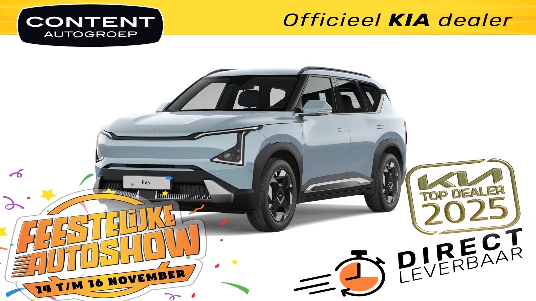 Kia EV5 - 81,4 kWh 217pk 2WD Air NIEUW TE BESTELLEN - AutoWereld.nl