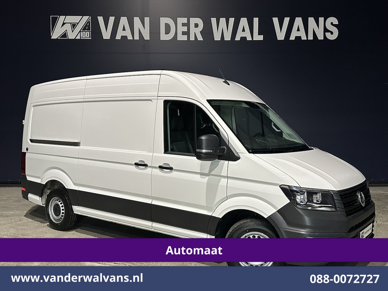 Volkswagen Crafter - 2.0 TDI 177pk Automaat L3H3 L2H2 Euro6 Airco | Apple Carplay | Android Auto | Massagestoel - AutoWereld.nl